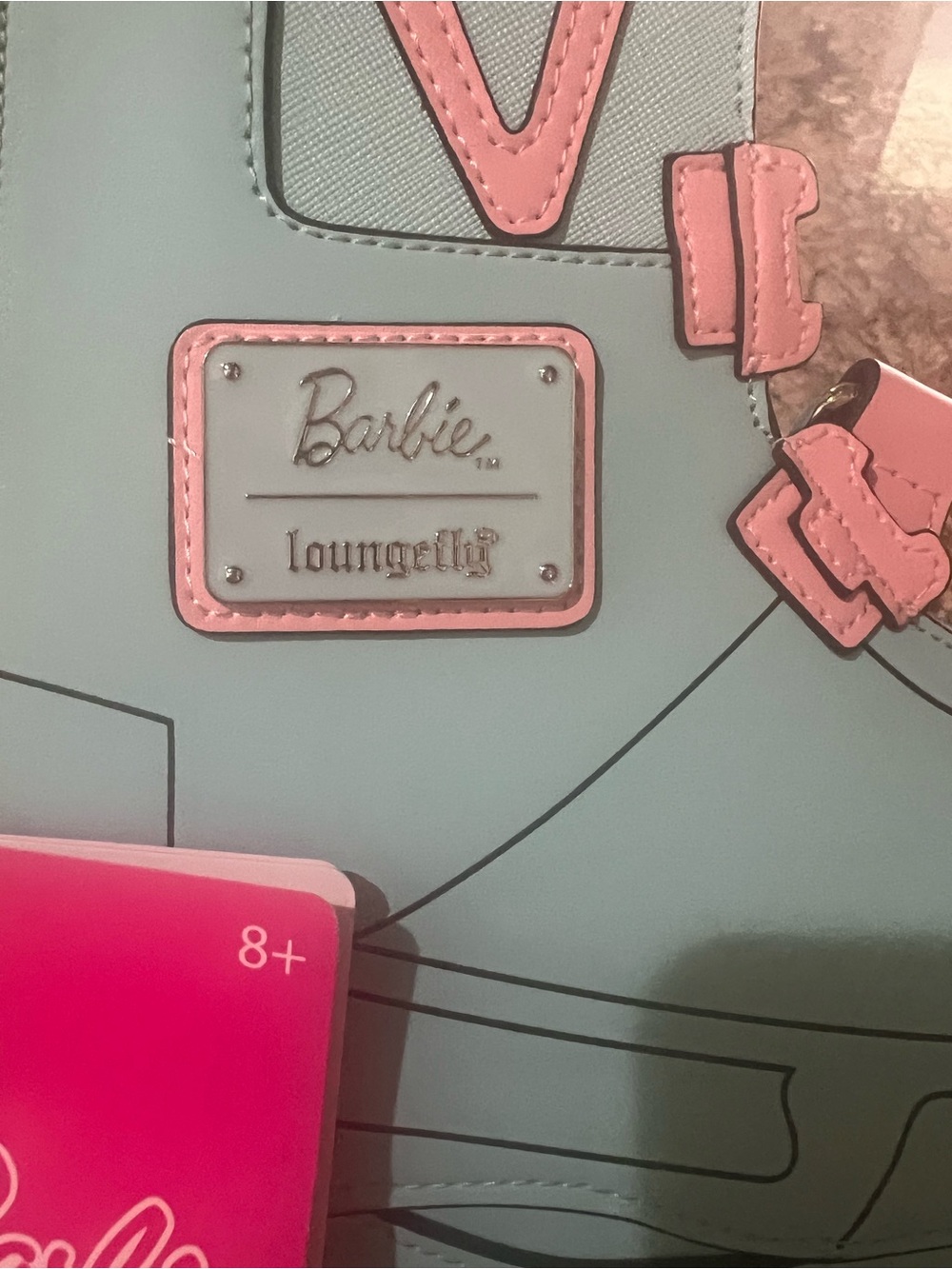 Loungefly Barbie Mint and Pink Roller Skate Crossbody Bag NWT! - Picture 4 of 6